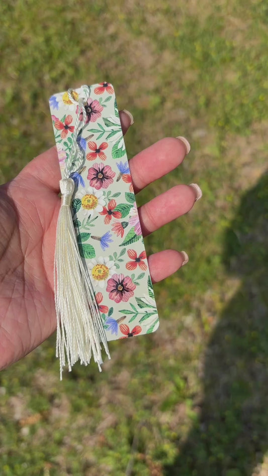 "Pink Pop Check" Aluminum Bookmark